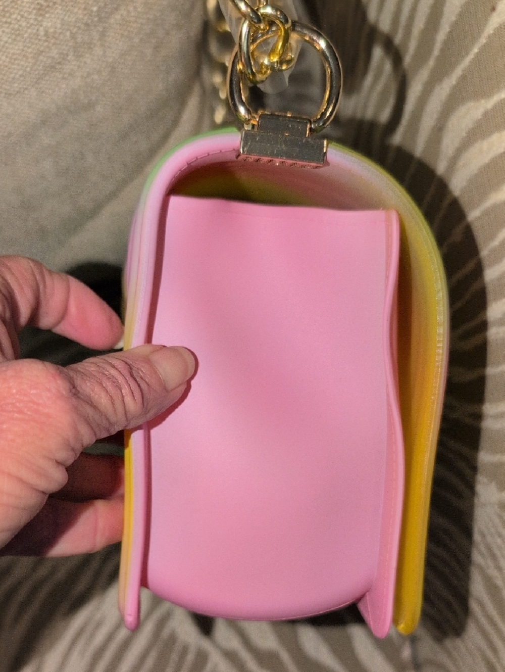 Jelly PVC Rainbow Shoulder Bag - NWT Has 1 Callout - Picture 3 of 13